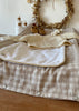 Protection matelas à langer Vichy beige