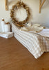 Protection matelas à langer Vichy beige