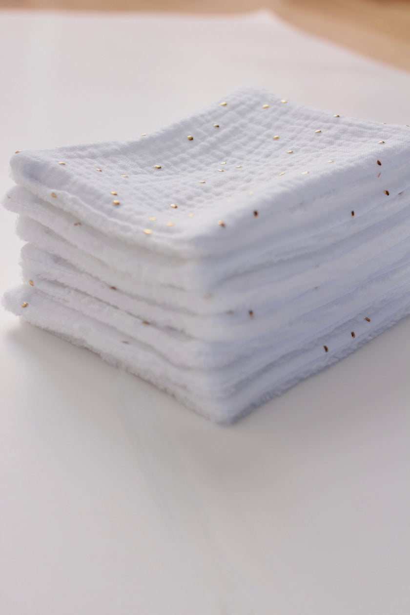 7 lingettes lavables