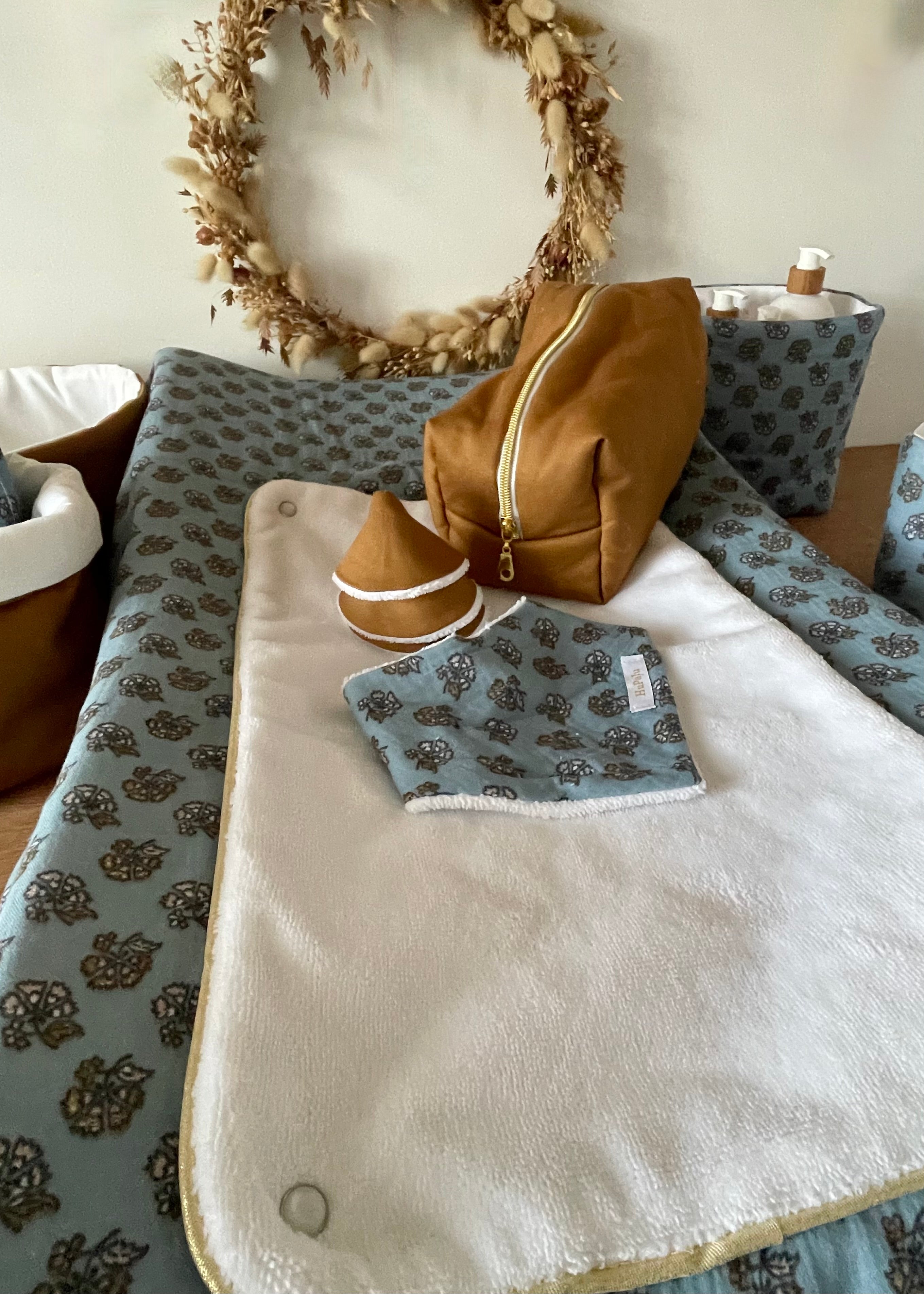 Housse de matelas à langer Coeur d'Hiver