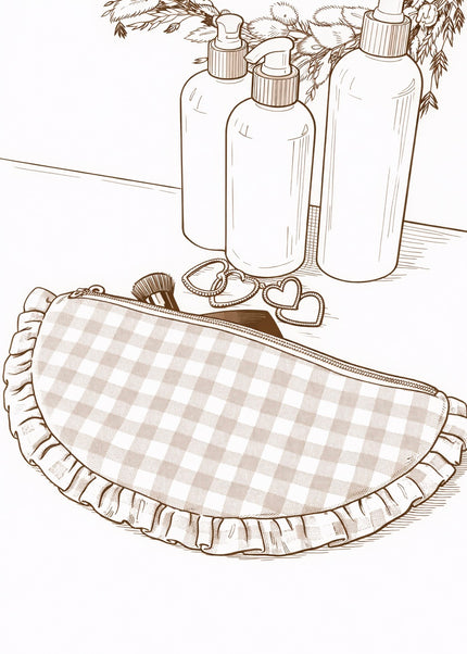 Pochette à froufrou à personnaliser