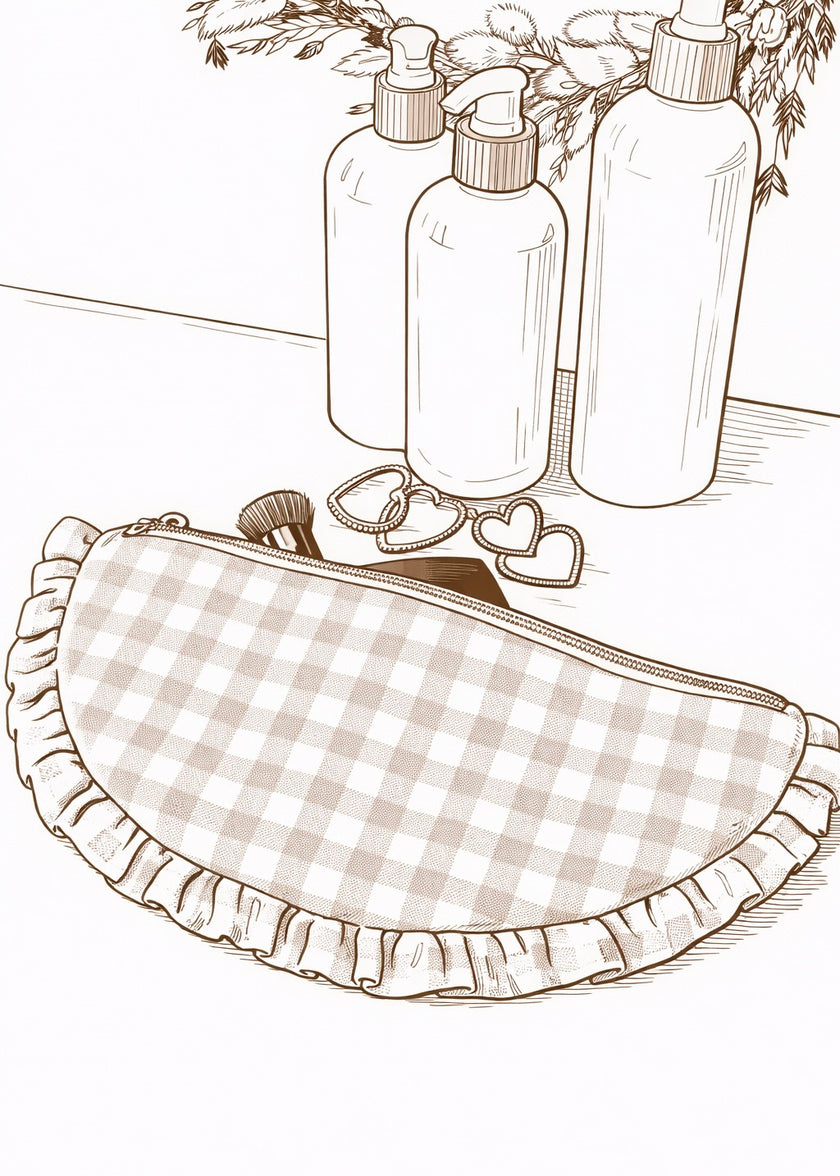 Pochette à froufrou à personnaliser