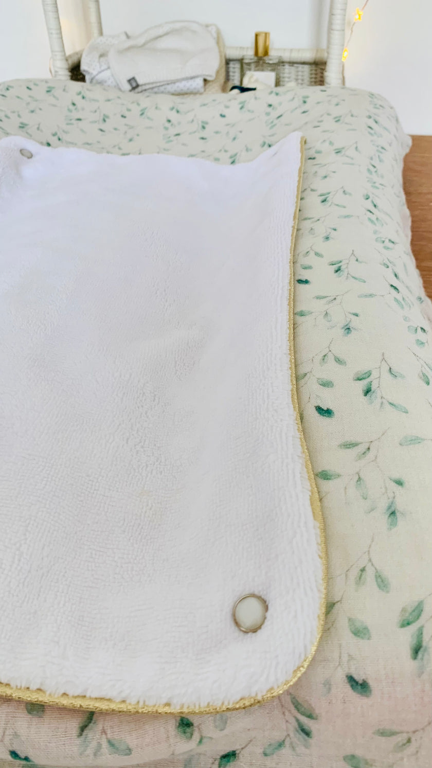 création made in France housse de matelas à langer serviette amovible 