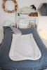 housse de matelas à langer pour bébé avec boutons pression gaze de coton brodé 