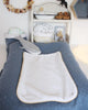 housse de matelas à langer création française en gaze de coton avec serviette amovible