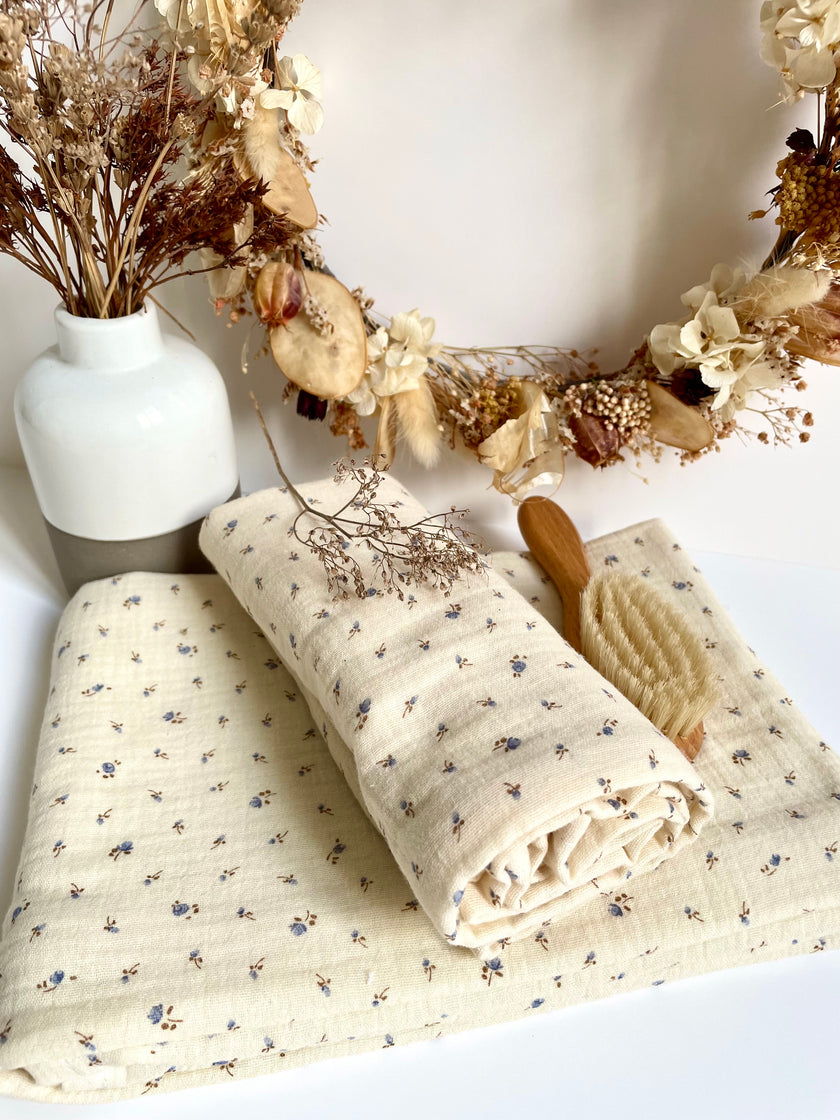 grand lange pour bébé confortable et doux en gaze de coton 