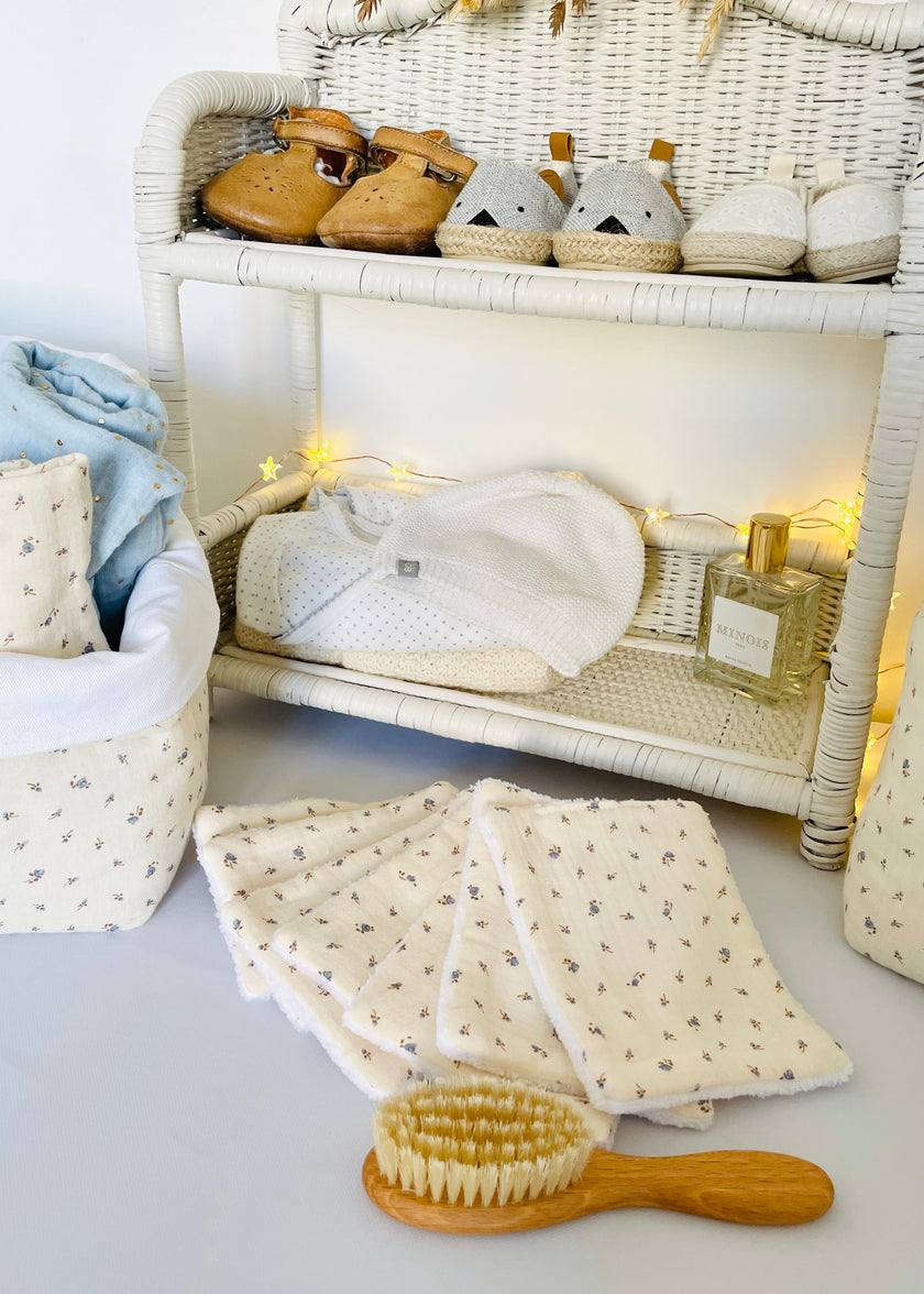 7 lingettes lavables bébé Louis