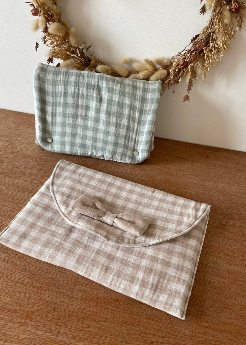 Pochette à couches vichy