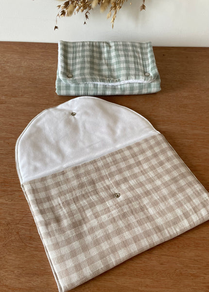 Pochette à couches vichy