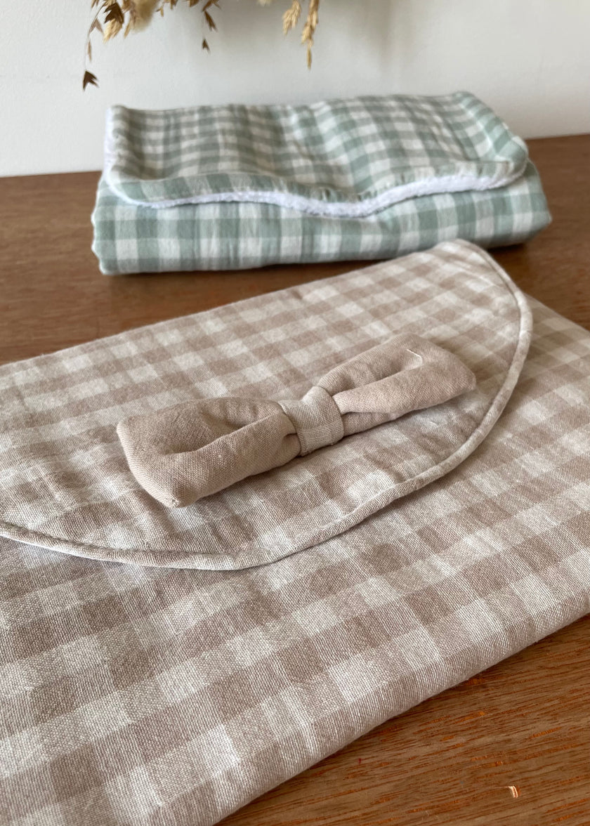 Pochette à couches vichy