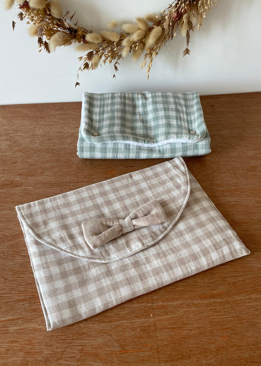 Pochette à couches vichy