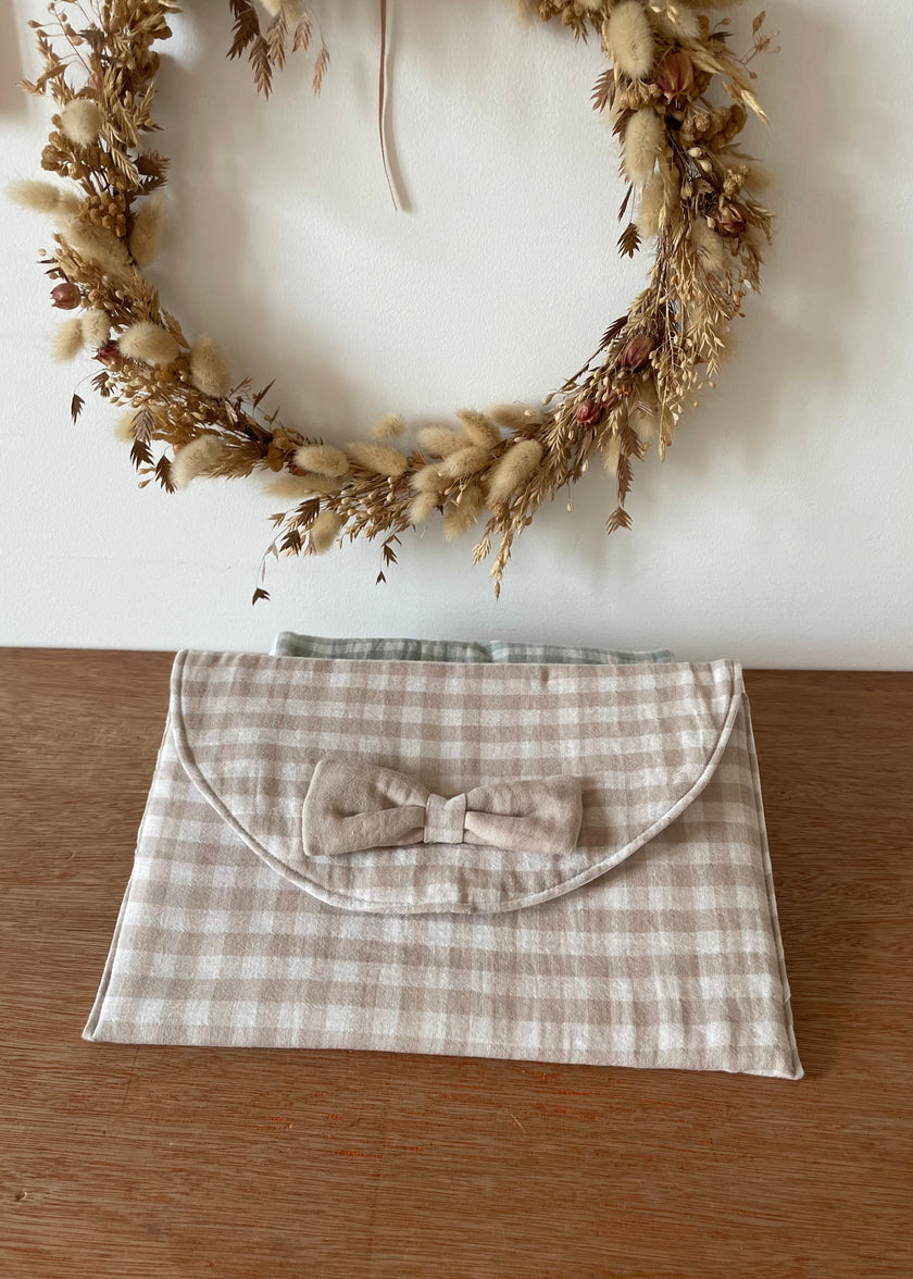 Pochette à couches vichy