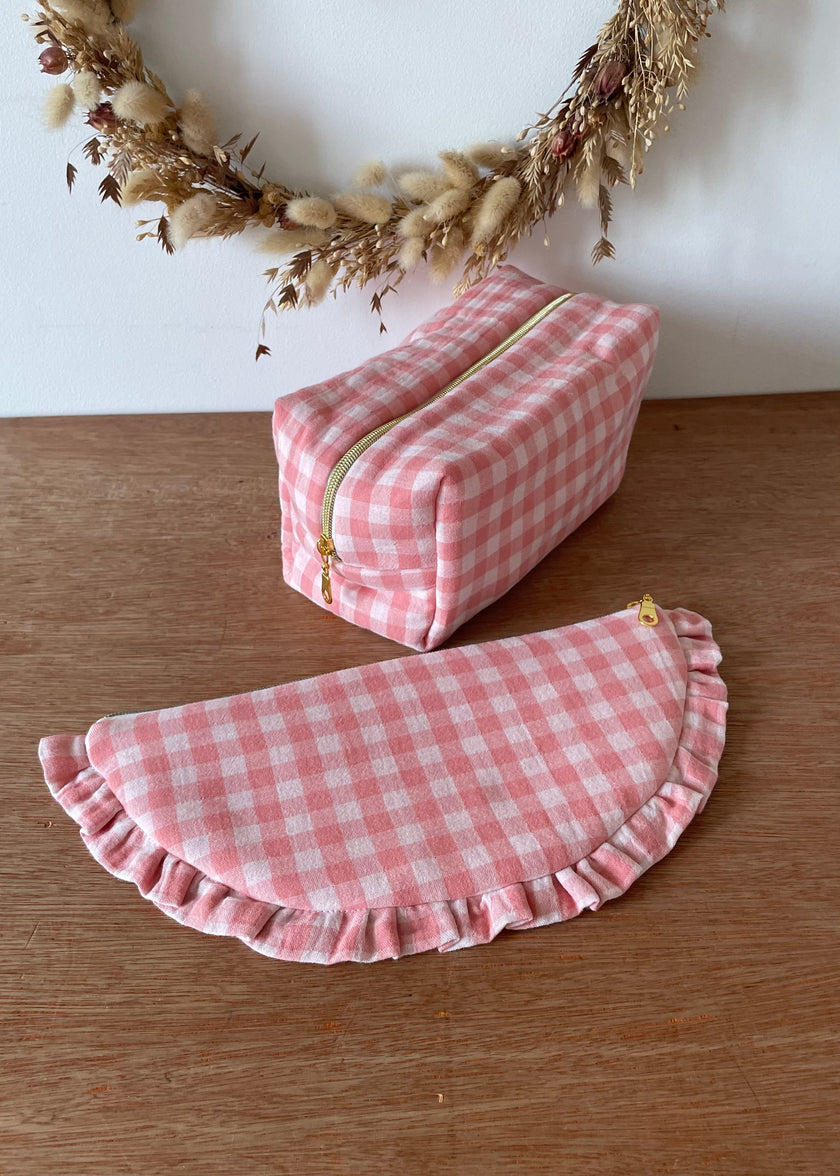 Pochette à maquillage vichy