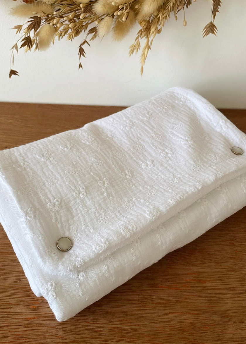 Matelas à langer de voyage blanc