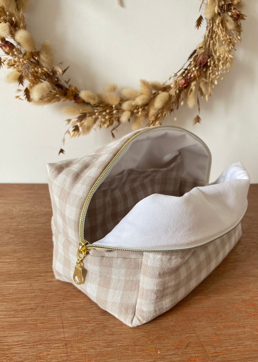 Trousse de toilette femme vichy